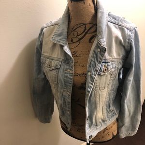 Forever 21 Stonewashed Jean Jacket Medium